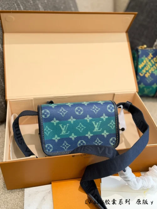 Louis Vuitton Gold Monogram Canvas Crossbody Bag
