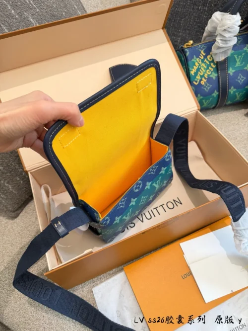 Louis Vuitton Gold Monogram Canvas Crossbody Bag