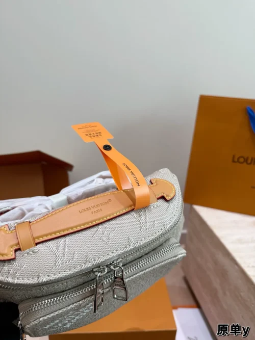 Louis Vuitton Brown Leather Belt Bag