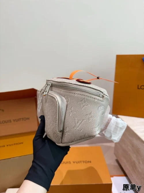 Louis Vuitton Brown Leather Belt Bag