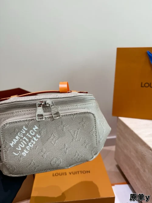 Louis Vuitton Brown Leather Belt Bag