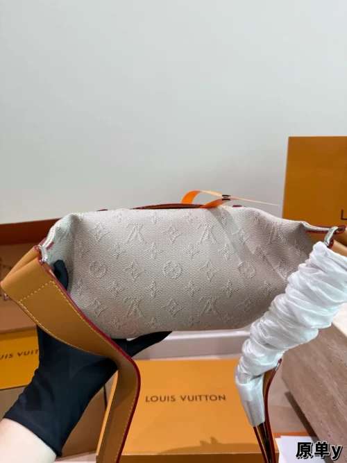 Louis Vuitton Brown Leather Belt Bag