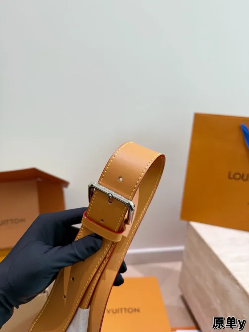 Louis Vuitton Brown Leather Belt Bag