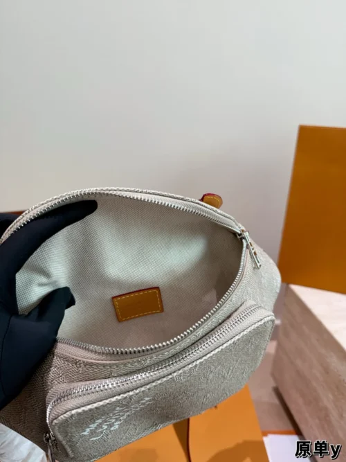 Louis Vuitton Brown Leather Belt Bag