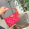 Louis Vuitton Black Monogram Leather Handbag