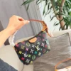 Louis Vuitton Black Monogram Leather Handbag