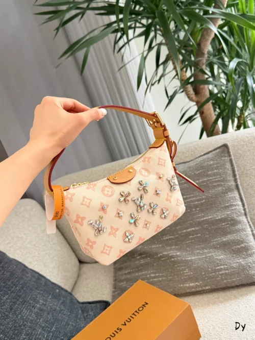 Louis Vuitton Black Monogram Leather Handbag