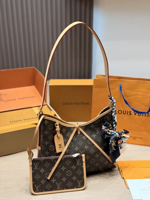 Louis Vuitton CarryAll Leather Bag Style 0200