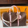 Louis Vuitton Keepall Leather Travel Bag