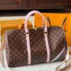 Louis Vuitton Keepall Leather Travel Bag