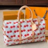 Louis Vuitton Keepall Leather Travel Bag Style 0214