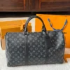 Louis Vuitton Keepall Leather Travel Bag Style 0236
