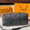 Louis Vuitton Keepall Leather Travel Bag Style 0236