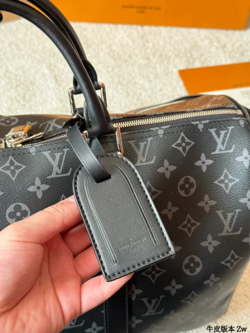 Louis Vuitton Keepall Leather Travel Bag Style 0236