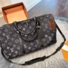 Louis Vuitton Keepall Monogram Denim Travel Bag