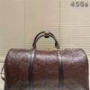 Louis Vuitton Keepall Monogram Leather Travel Bag