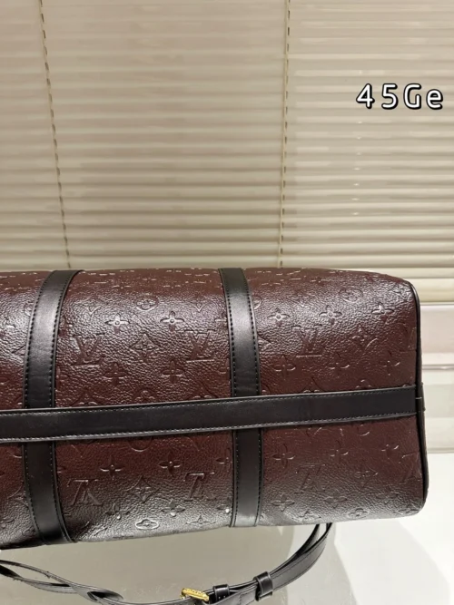 Louis Vuitton Keepall Monogram Leather Travel Bag