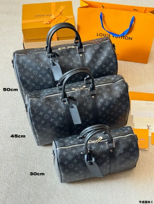 Louis Vuitton Keepall Monogram Leather Travel Bag Style 0287
