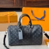 Louis Vuitton Keepall Monogram Leather Travel Bag Style 0287