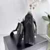 Prada Black Quilted Nylon Hobo Bag