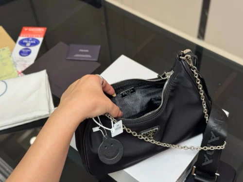 Prada Chain Hobo Bag