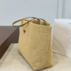 Prada Raffia Tote Bag