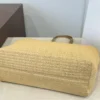 Prada Raffia Tote Bag