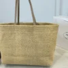 Prada Raffia Tote Bag