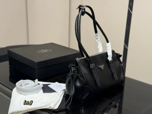 Prada Bonnie Leather Handbag