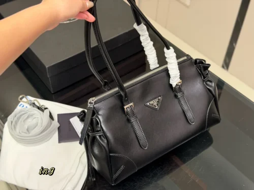 Prada Bonnie Leather Handbag