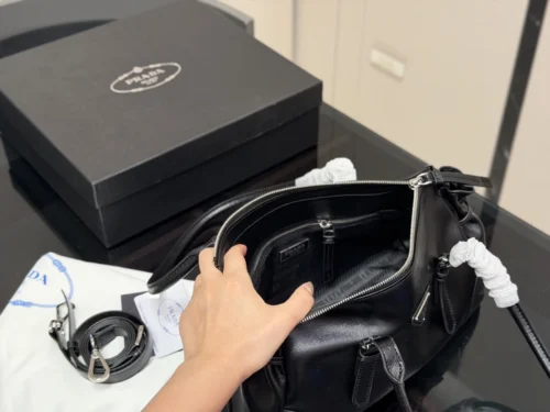 Prada Bonnie Leather Handbag