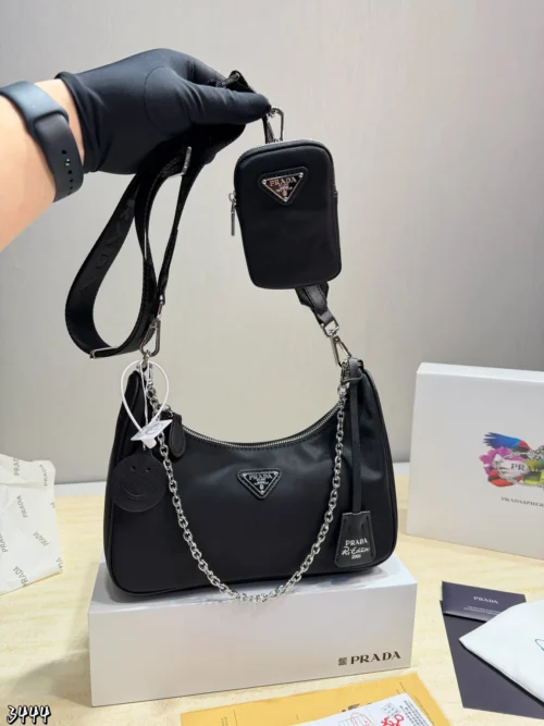 Prada Chain Hobo Bag Style 0045