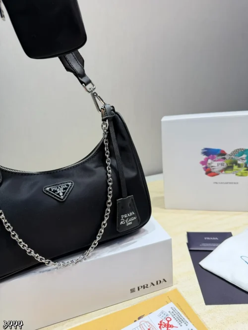 Prada Chain Hobo Bag Style 0045