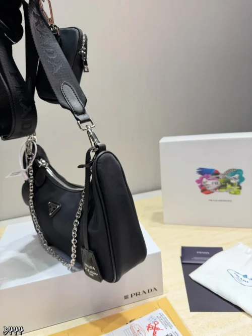 Prada Chain Hobo Bag Style 0045