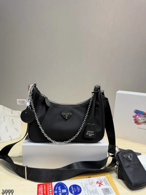 Prada Chain Hobo Bag Style 0045