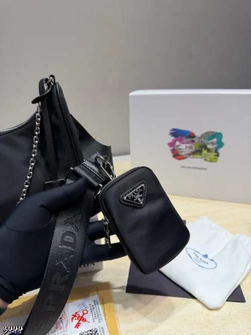 Prada Chain Hobo Bag Style 0045