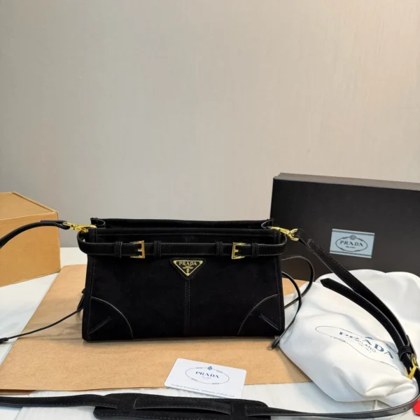 Prada Suede Crossbody Bag