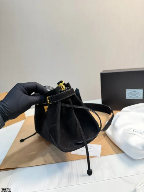 Prada Suede Crossbody Bag