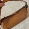 Prada Aimee Brown Leather Hobo Bag