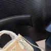 Prada Brown Embroidered Leather Top Handle Bag Style 0124