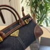 Prada Bonnie Mini Brown Calfskin Crossbody Bag