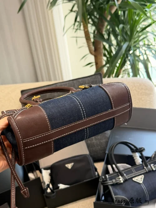 Prada Bonnie Mini Brown Calfskin Crossbody Bag