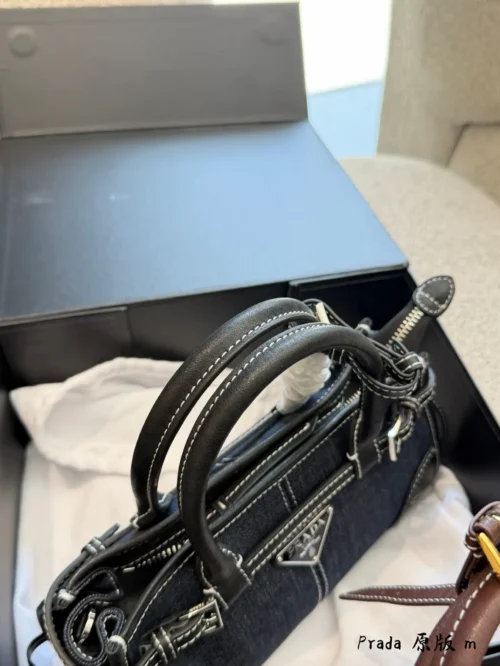 Prada Bonnie Mini Brown Calfskin Crossbody Bag