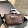Prada White Leather Top Handle Bag Style 0151
