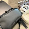 Prada White Leather Top Handle Bag Style 0151