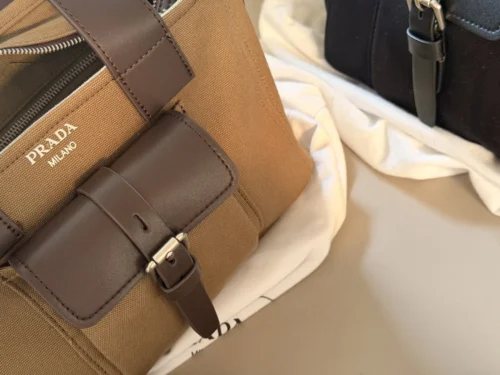 Prada Bonnie Leather Handbag Style 0170