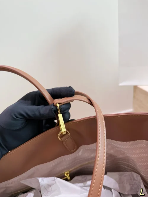 Prada Small Raffia Bucket Bag Style 0186