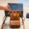 Prada Gold Leather Backpack