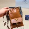 Prada Gold Leather Backpack
