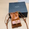 Prada Gold Leather Backpack